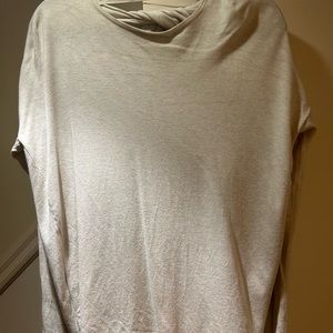 Fabletics Open Back Sweater Fabletics Cream Medium
